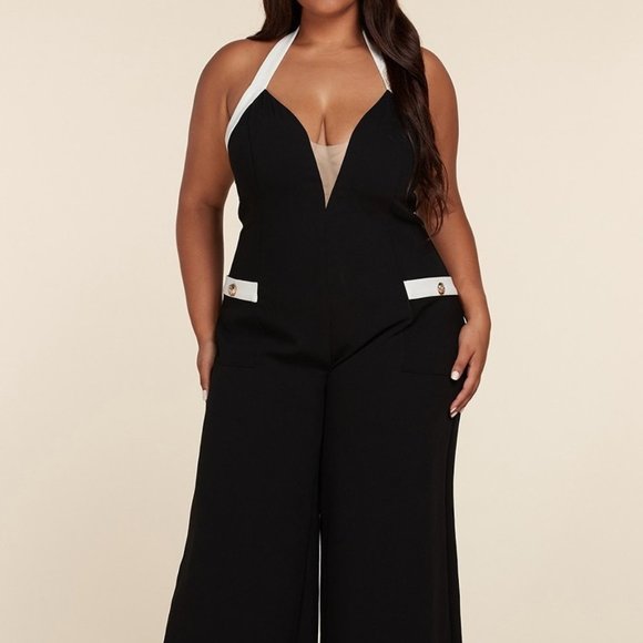 Pants - NWT Plus Size Haltered Jumpsuit - Sizes 1x - 4x